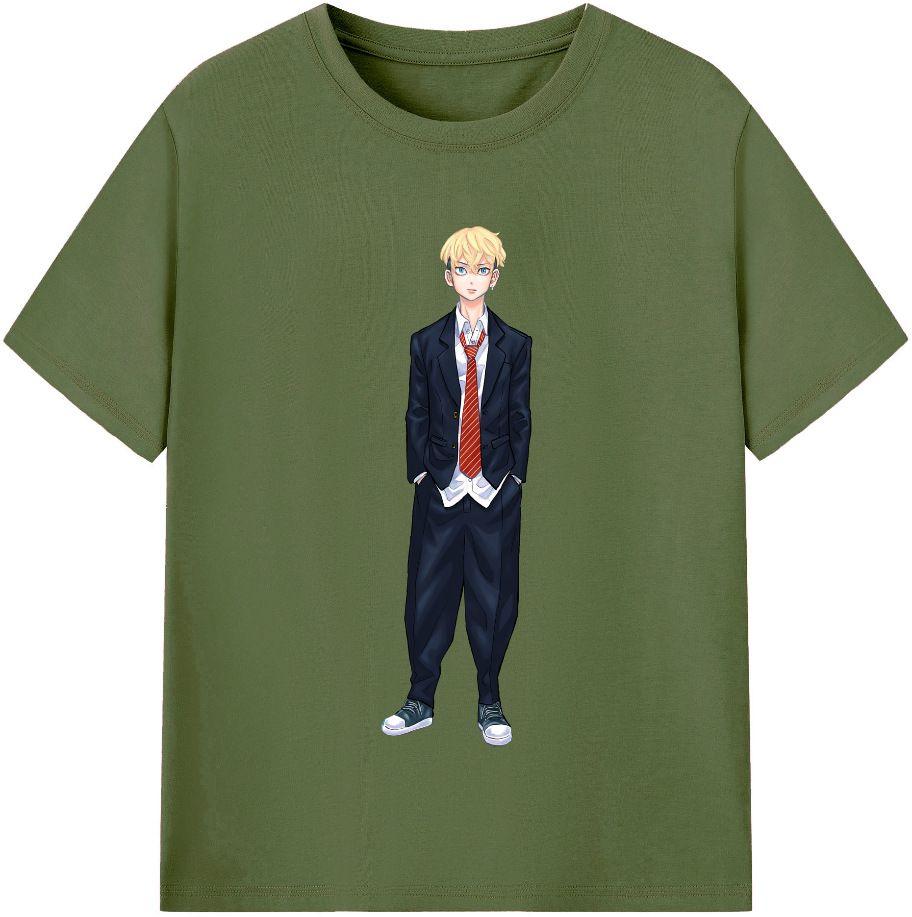 （画像用） 東京リベンジャーズ Tokyo Revengers 綿100％半袖Tシャツ（フロントプリント）